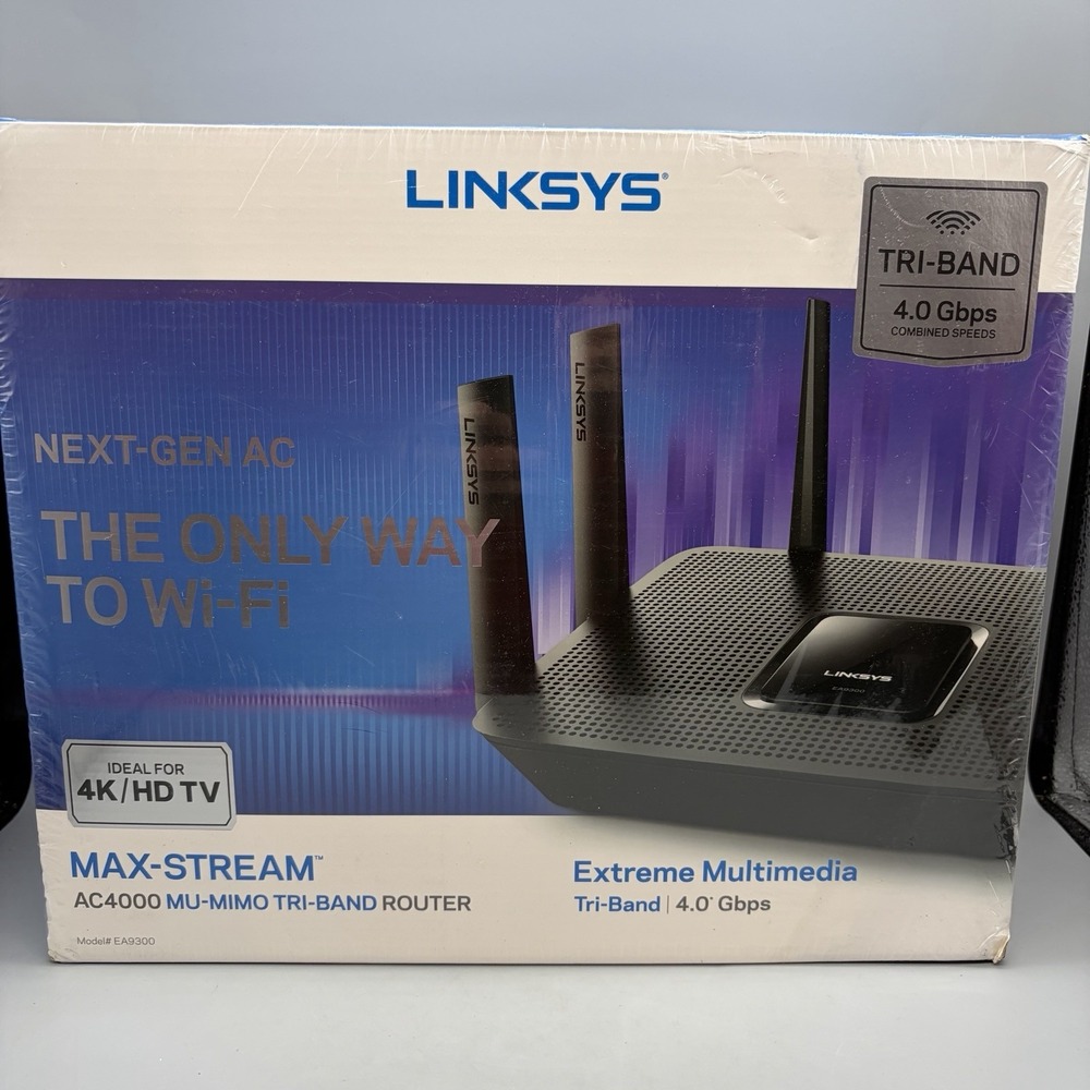 Linksys Max-Stream AC4000 Router EA9300 - Sealed